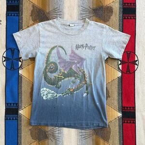 Vintage Y2K Harry Potter Dragon Promo T-Shirt Size Adult Small Single Stitch
